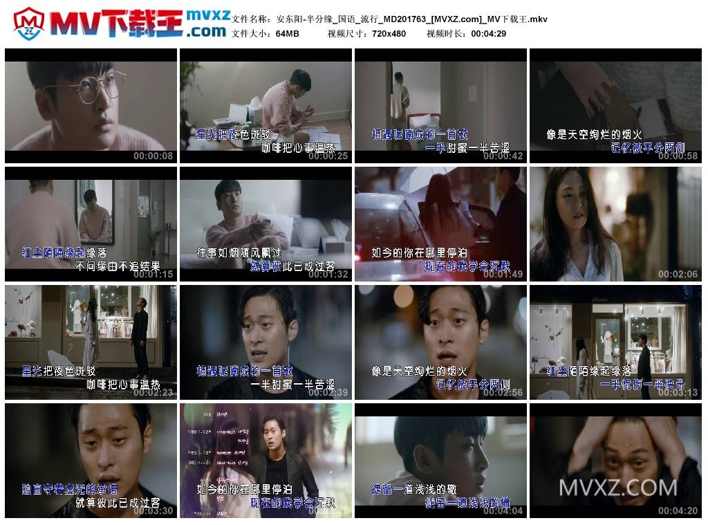 安东阳-半分缘_国语_流行_MD201763